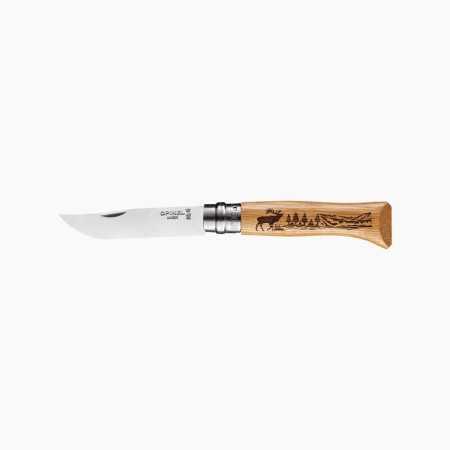 Coltello opinel cervo - n° 8 - m/quercia