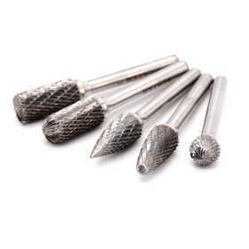 Serie frese metallo duro - attacco 6 mm. - pz.5