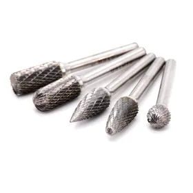 Serie frese metallo duro - attacco 6 mm. - pz.5