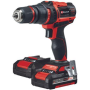Trapano avvitatore einhell - te-cd 18/45 3xli - caricatore + 2x2,0ah