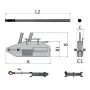 Tiro a fune ad argano beta - 8148-kg. 800 - mt.20