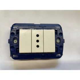 Presa mimetica liwing bianca - per cassaforte - mod.0067