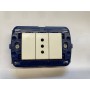 Presa mimetica liwing bianca - per cassaforte - mod.0067