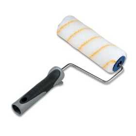 Rullo saten cm.20 - ricambio - nylon bianco c/riga gialla