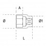 Chiave a bussola beta - 910a-21 - attacco da 3/8", 910A21, BETA 910 A 21,