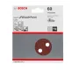 Fogli abrasivi d.115 v bosch - 2608605104 - rossi-gr.60-pz.5