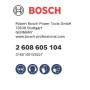 Fogli abrasivi d.115 v   bosch - 2608605104 - rossi-gr.60-pz.5