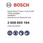 Fogli abrasivi d.115 v bosch - 2608605104 - rossi-gr.60-pz.5