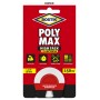 Nastro biadesivo poly max - bianco - mm.19 x 1,5mt.