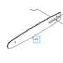 Barra per potatore Honda SSPP - Honda 72513-VL6-013HE