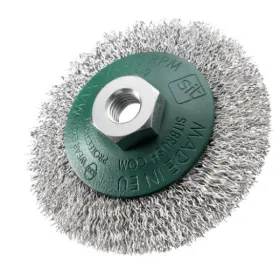 Spazzola circolare conica sit - mm.90 m14 inox - f0,30