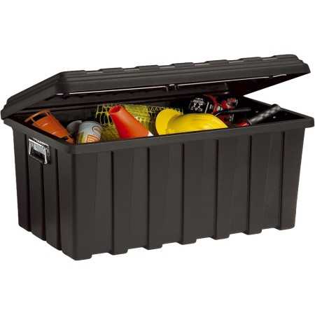 Baule cantiere plano da 100 - 1hdp100 nero - + guarnizione