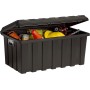 Baule cantiere plano da 100 - 1hdp100 nero - + guarnizione