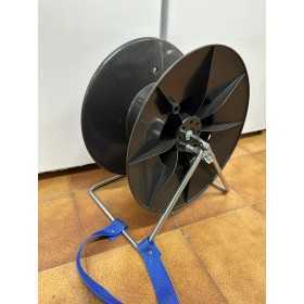 Avvolgitore x fetuccia/filo - recinti mucche - c/supporto metallico