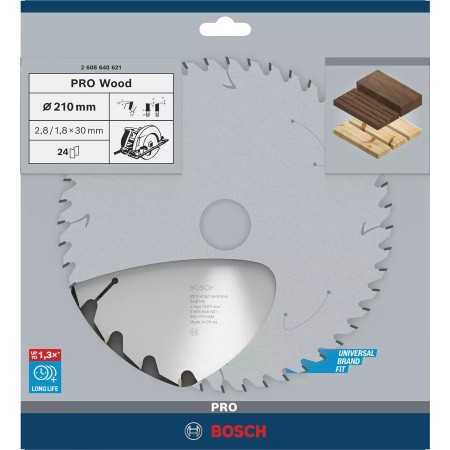 Lama circolare op        bosch - 210x30-24 - wood