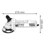 Smerigliatrice angolare  bosch - gws 750 - + disco d. 115