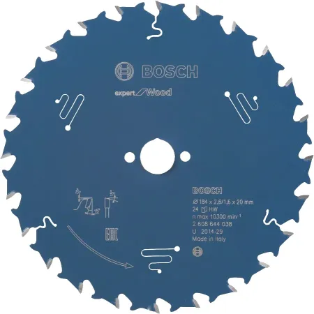 Lama circolare widia bosch - 184x20-d.24 - expert for wood