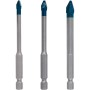 Punte hex-9 set          bosch - d. 5/6/8 - pz.3 - hardcer