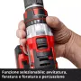 Trapano avvitatore einhell pro - tp-cd 18/70 li i - line pro con 2 batt.da 2,0 ah