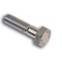 Bullone testa esagonale - 27 x 80 - zincato 8.8    uni 5739