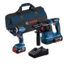 Kit bosch gsb18v-45+gbh18v-22 - con borsone - caricatore + 2 batt.4ah