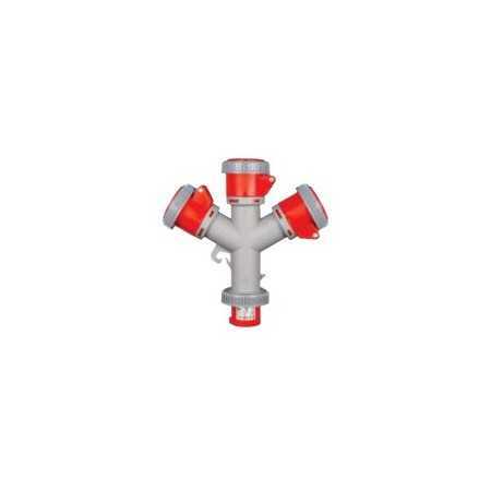 Moltiplicatore cee industriale - vb-1465 - 3p+n+t 16a 400v ip67