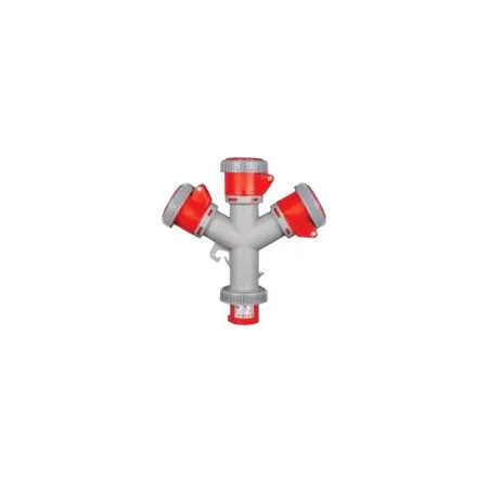 Moltiplicatore cee industriale - vb-1465 - 3p+n+t 16a 400v ip67
