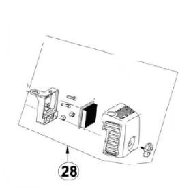 Filtro aria cpl mot. docma - 418883 - per motore (solo 508)