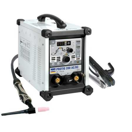 Saldatrice a tig gys - protig 200 ac/dc - c/ kit tig e mma