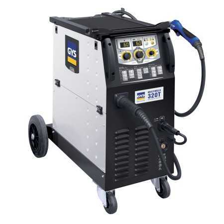 Saldatrice a filo gys 400v - multiweld 320t - c/kit mig