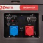 Generatore di corrente benzina - zbg 8003 sea - silenziato 220/380-predisp.ats
