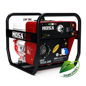 Motosaldatrice mosa - new magic weld - motore honda