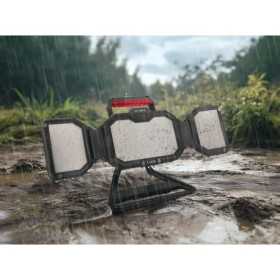 Proiettore led strike century - 30w  trifacciale - batt. ricaricabile
