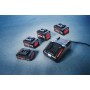 Starter set 4 bat.bosch expert - exba pz. 4 - 4 batt da 5,5ah
