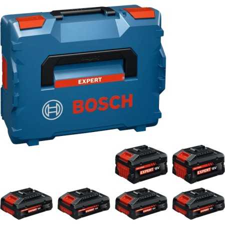 Starter set 6 bat.bosch expert - exba pz. 6 mix - 4 da 4ah + 2 da 8ah