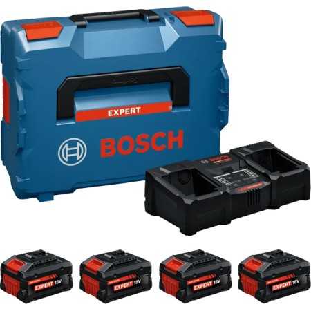 Starter set 4 bat.bosch expert - 4 bat.mix (2+2) - 2x5,5 + 2x8ah + caricatore