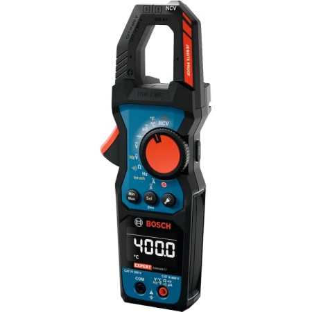 Tester elettrico  bosch expert - exmc600-17 amper - c/accessori e borsa