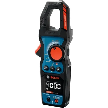 Tester elettrico bosch expert - exmc600-17 amper - c/accessori e borsa