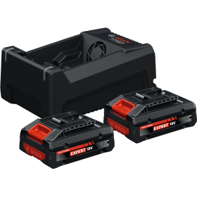 Starter set  4ah  bosch expert - 2 batterie 4ah - con caricatore