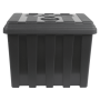 Baule cantiere plano da  60 - 1hdp 60 nero - cm.60