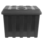 Baule cantiere plano da 60 - 1hdp 60 nero - cm.60