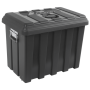 Baule cantiere plano da  60 - 1hdp 60 nero - cm.60