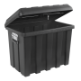 Baule cantiere plano da  60 - 1hdp 60 nero - cm.60