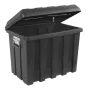Baule cantiere plano da 60 - 1hdp 60 nero - cm.60