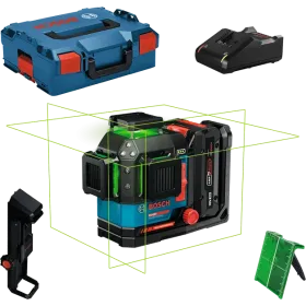 Livella laser 2 bosch expert - exll18v-120-33cg - c/accessori e batteria+caric.