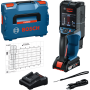 Rilevatore metal  bosch expert - d-tect18v200-17c - c/batteria 2 ah+ caricatore