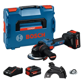 Smerigliatrice    bosch expert - 125 exws 18v-15s - c/2 batterie + caricatore