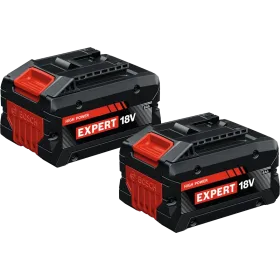Batterie set 2 pz.bosch expert - exba 18v-80 n°2 - 2 batterie 8ah