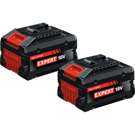 Batterie set 2 pz.bosch expert - exba 18v-80 n°2 - 2 batterie  8ah