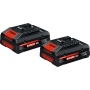 Batterie set 2 pz.bosch expert - exba 18v-40 n°2 - 2 batterie  4ah